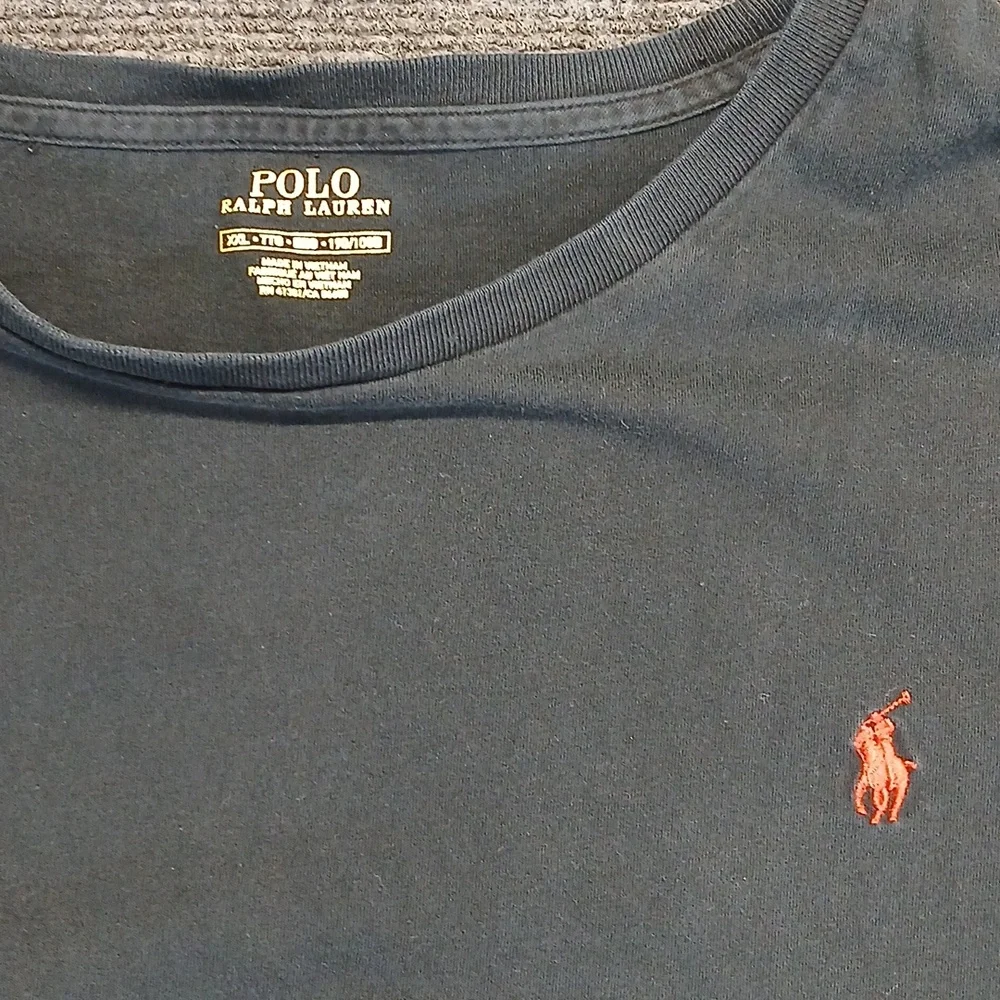 Ralph Lauren Black Long Sleeve Tee with Red Pony Mens SZ XXL - Picture 2 of 7